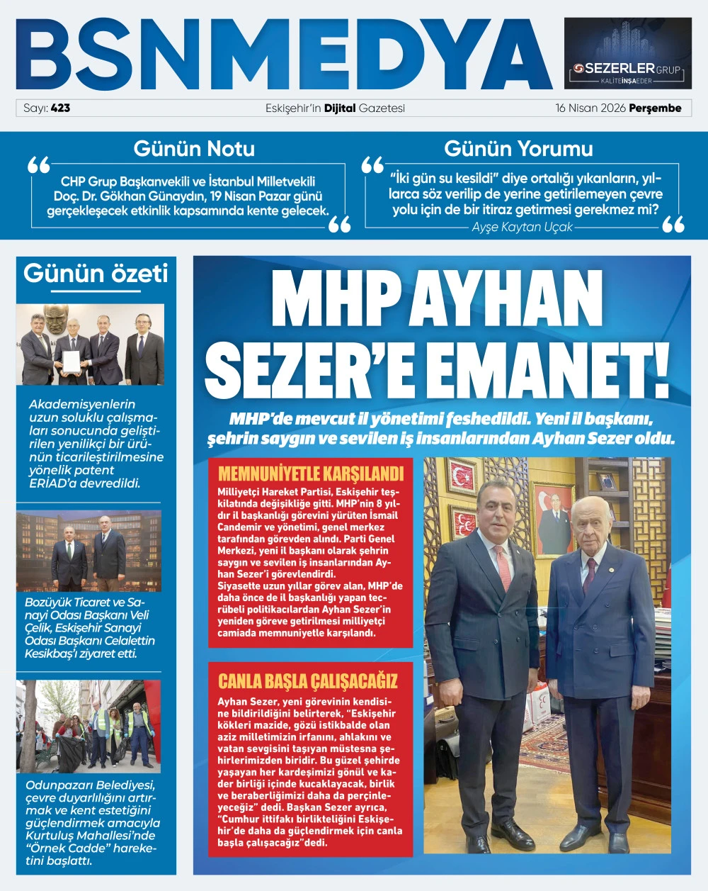 423_bsnmedya_eskisehir_haber_bsnmedya_mhp_ayhan_sezer_emanet