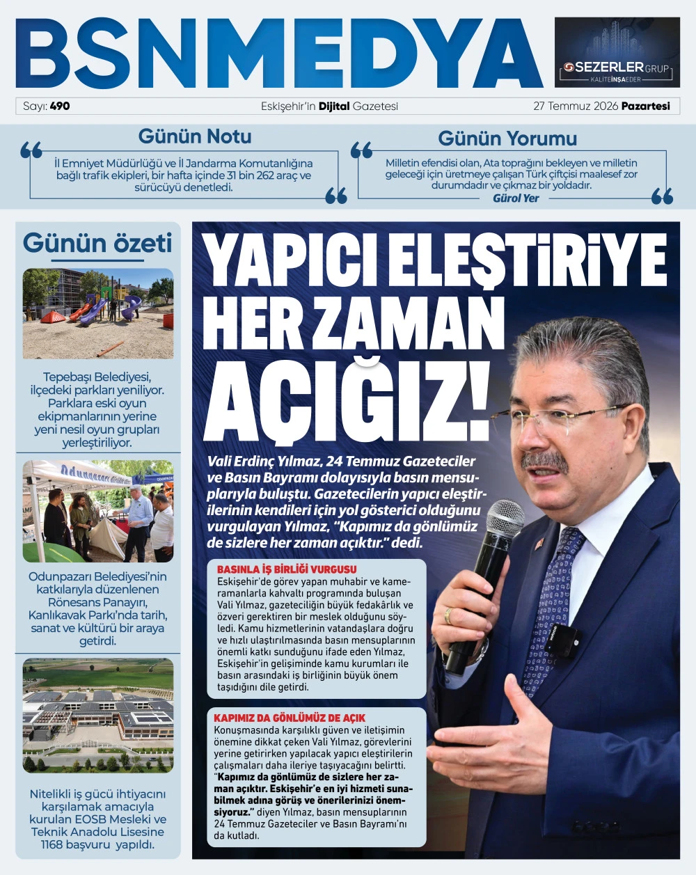 490_bsnmedya_eskisehir_haber_bsngazete_vali_erdinc_yilmaz_elestirilere_acigiz