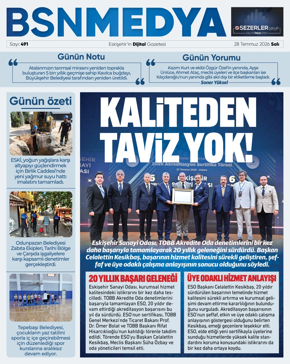491_bsnmedya_eskisehir_haber_bsngazete_eso_kesikbas_kaliteden_taviz_yok