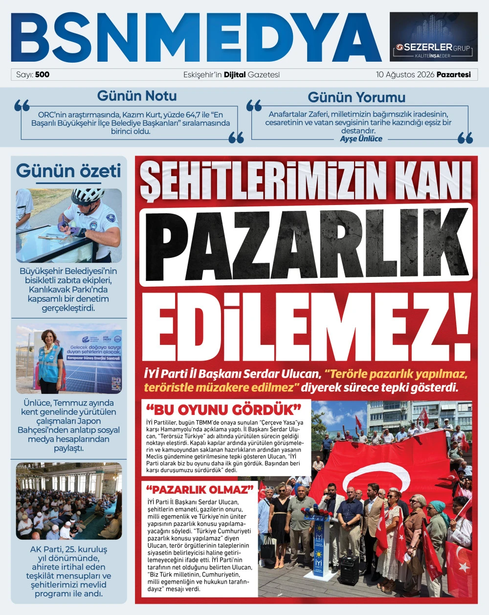 500_bsnmedya_eskisehir_haber_bsngazete_sehitlarin_kani_pazarlik_edilemez