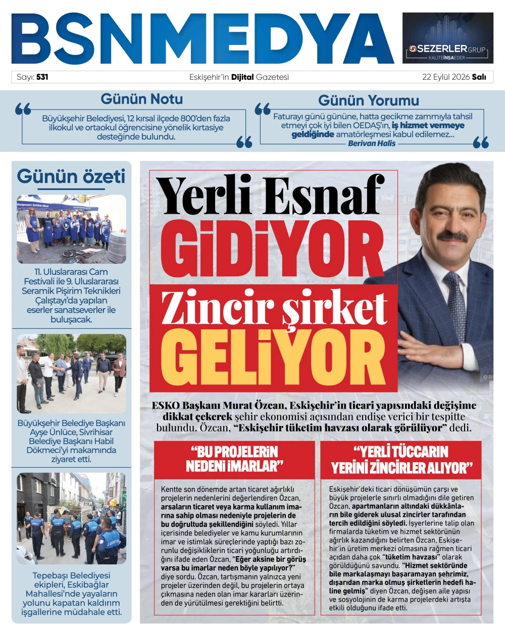 Yerli esnaf gidiyor zincir şirket geliyor