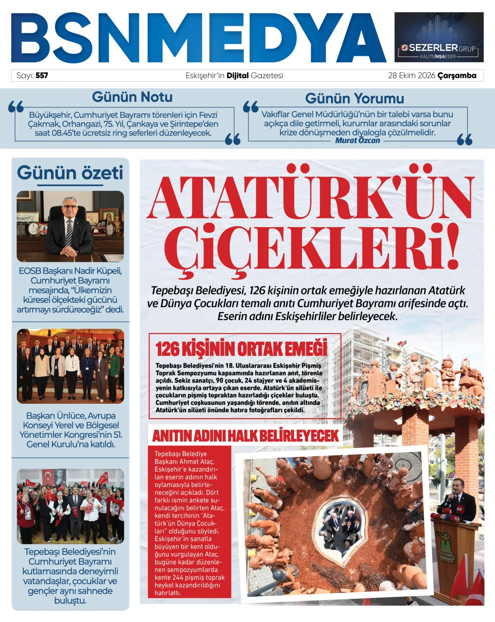 Atat&uuml;rk'&uuml;n &ccedil;ocukları