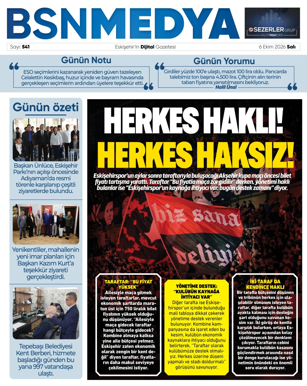 Herkes haklı herkes haksız