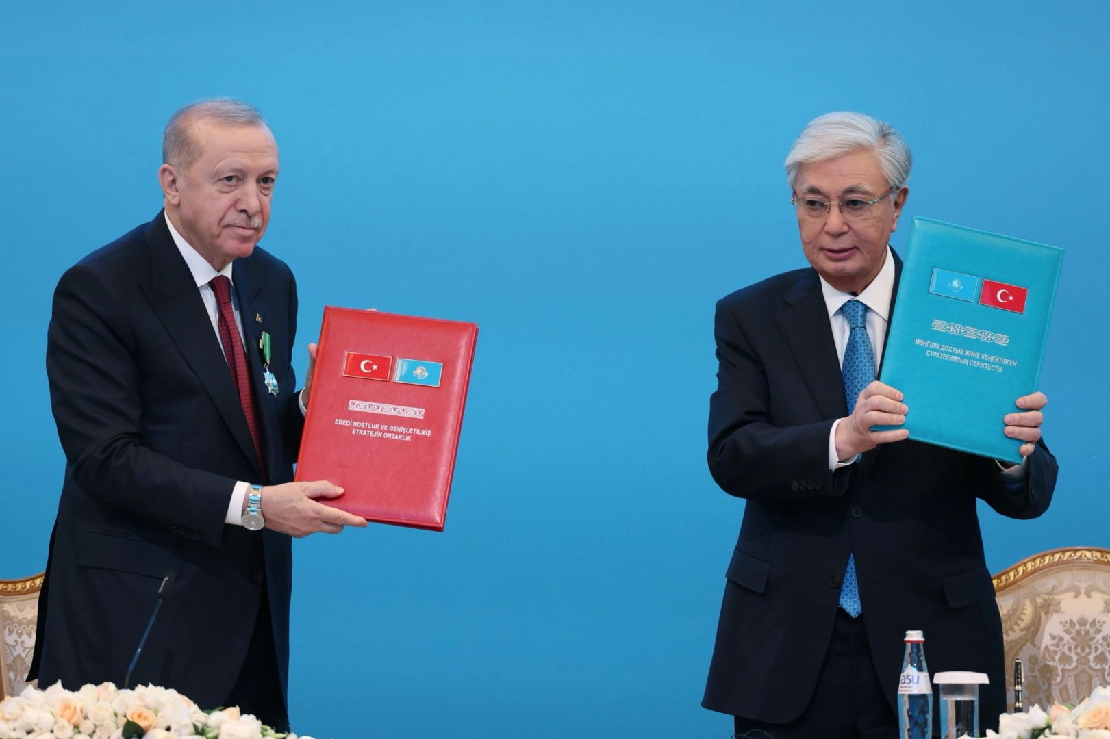 T&uuml;rkiye ile Kazakistan arasında 13 anlaşma imzalandı