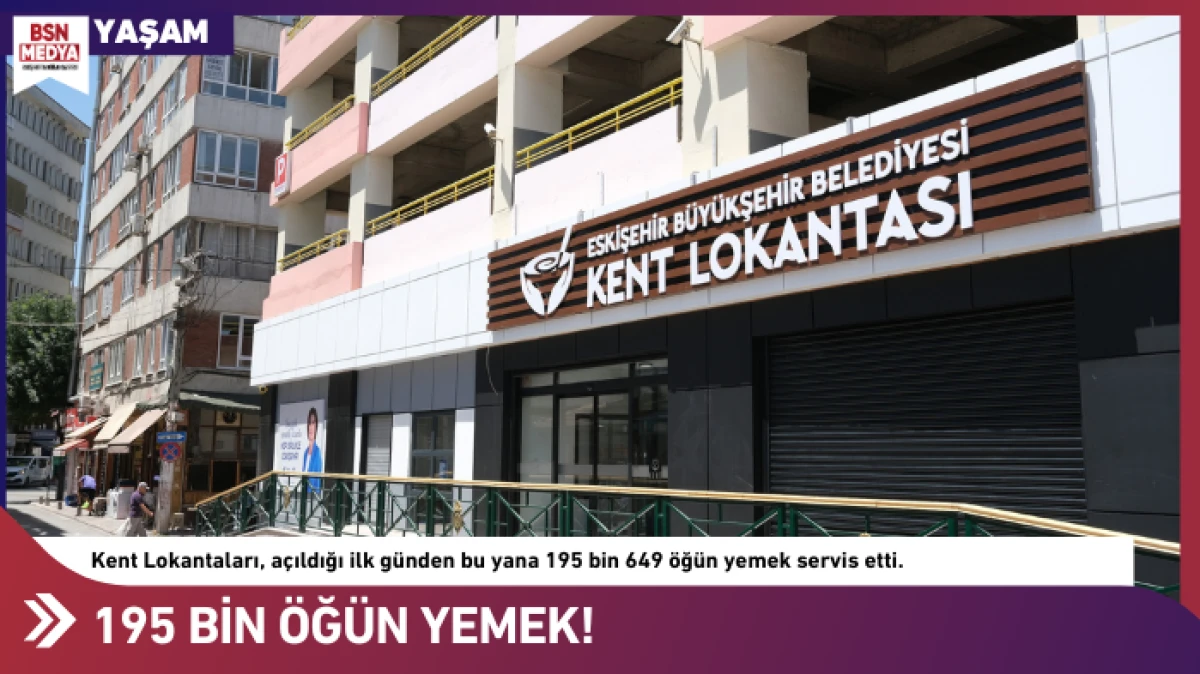195 Bin öğün yemek!