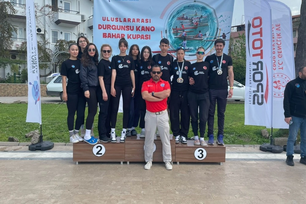 Eskişehirli kanocular K&ouml;yceğiz&rsquo;den gururla d&ouml;nd&uuml;