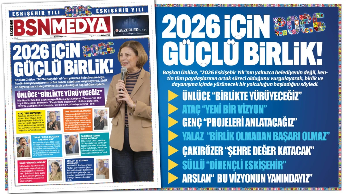 2026 i&ccedil;in g&uuml;&ccedil;l&uuml; birlik!