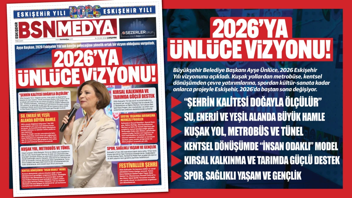 2026&rsquo;ya &Uuml;nl&uuml;ce vizyonu!