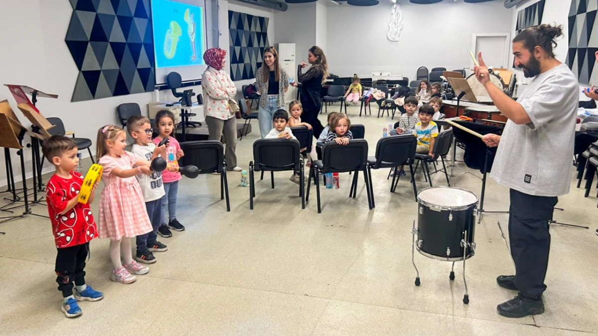 277 çocuk enstrümanları tanıdı