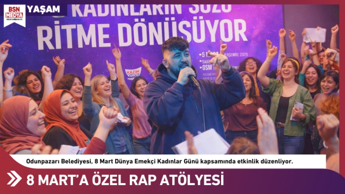 8 Mart&rsquo;a &ouml;zel rap at&ouml;lyesi