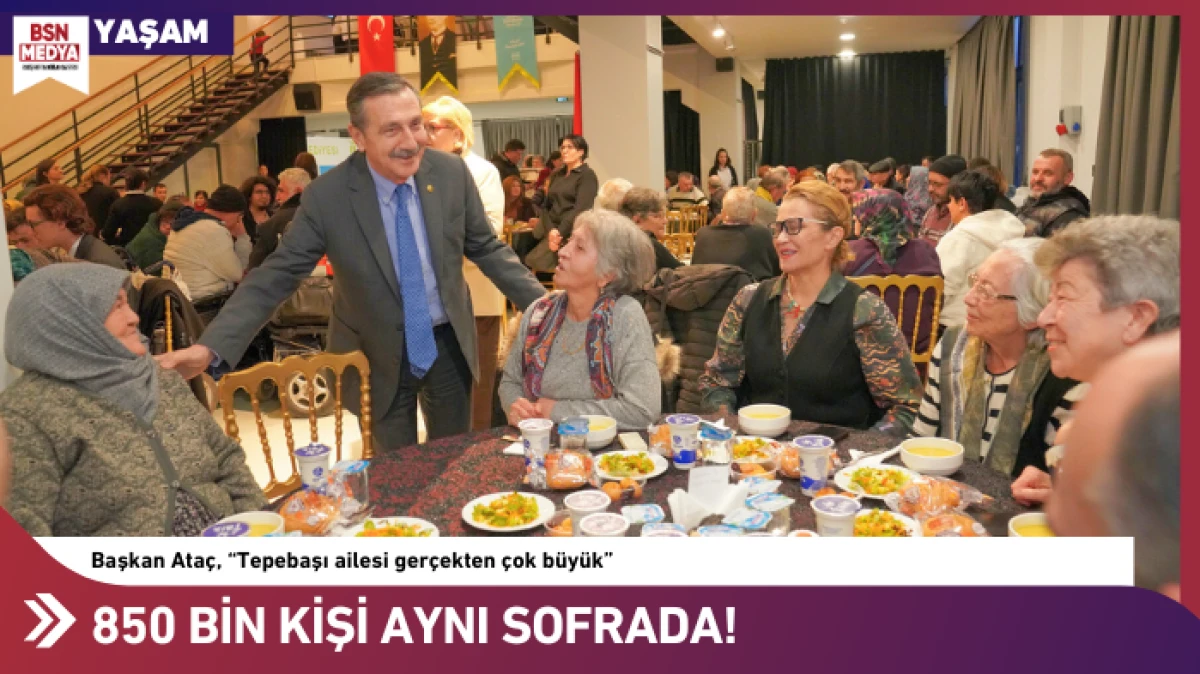 850 bin kişi aynı sofrada!