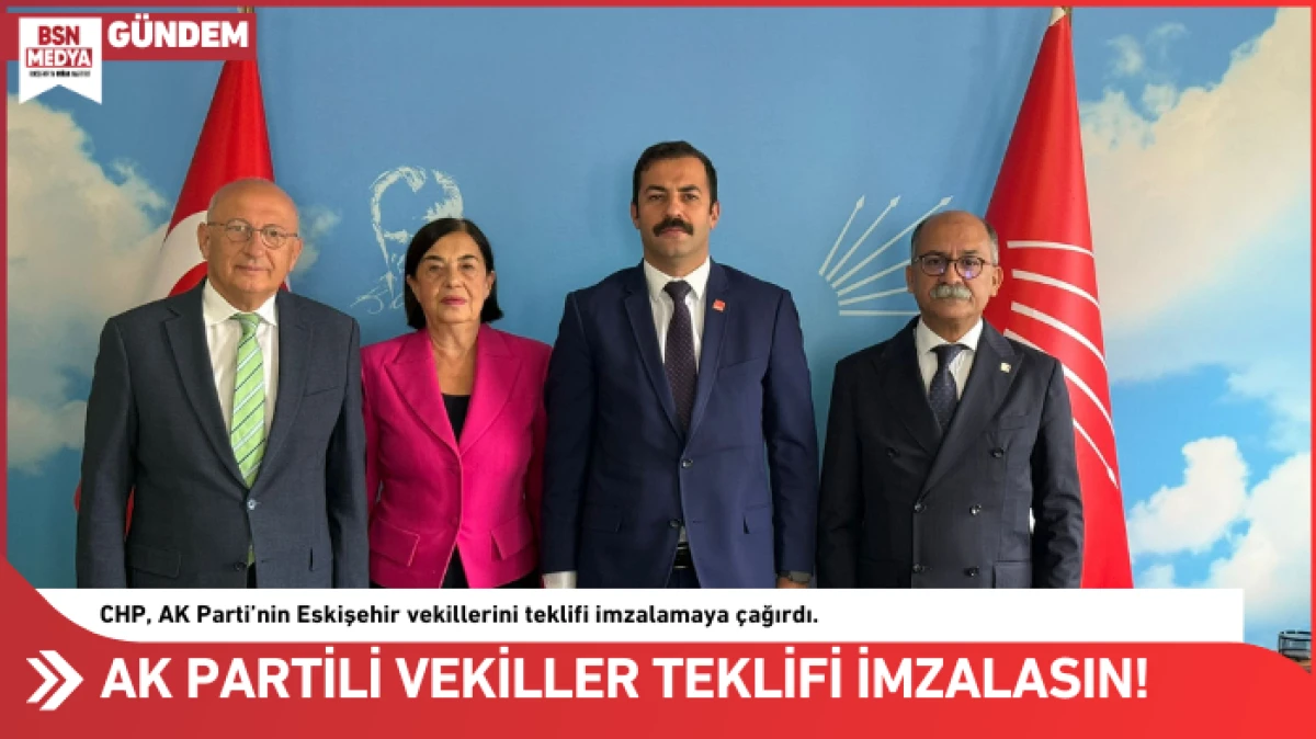 AK Partili vekillere ‘kanun teklifini imzalayın’ çağrısı!