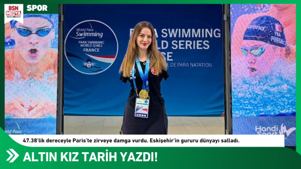 Altın kız tarih yazdı!