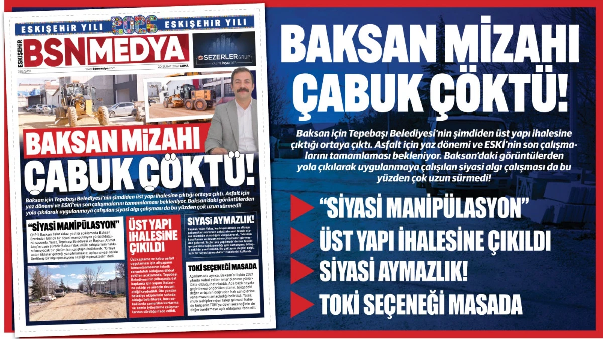 Baksan mizahı &ccedil;abuk &ccedil;&ouml;kt&uuml;!