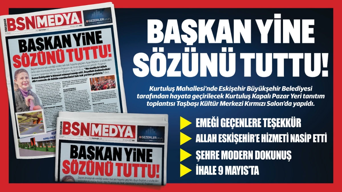 Başkan yine sözünü tuttu!