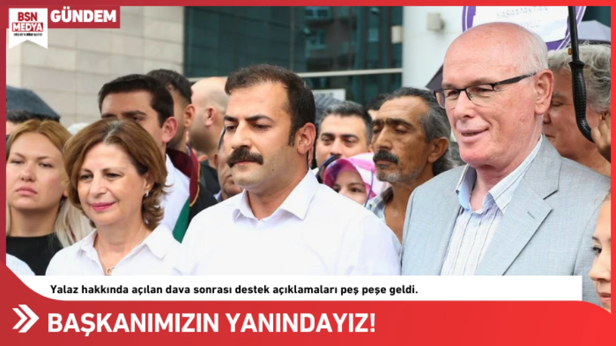 Başkanımızın yanındayız!