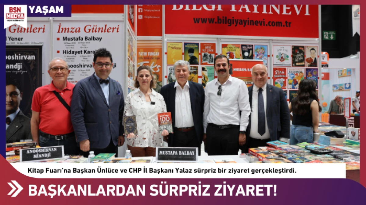Başkanlardan sürpriz ziyaret!