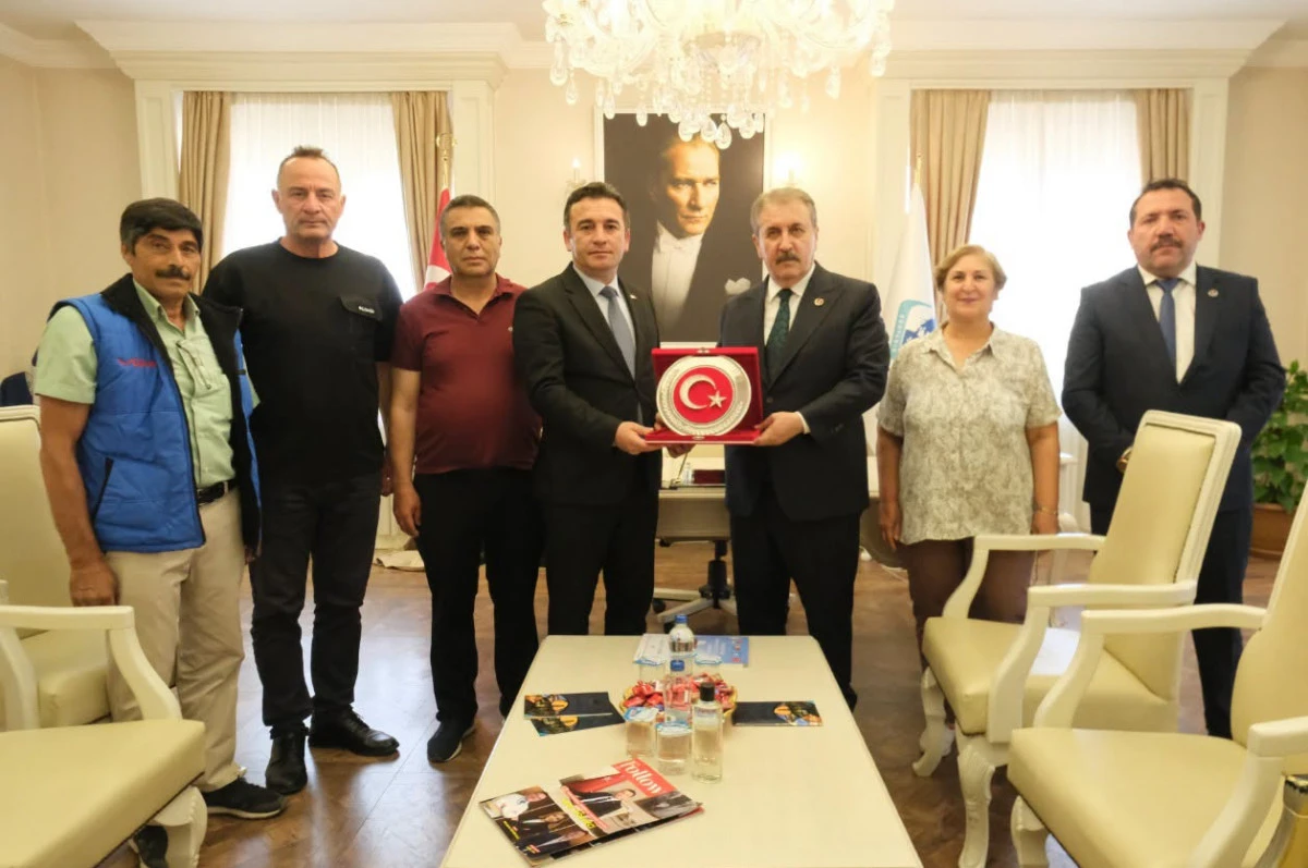 BBP Liderinden D&ouml;kmeci&rsquo;ye ziyaret!