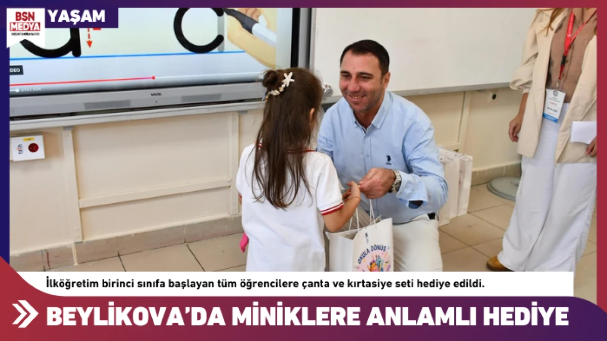Beylikova’da miniklere anlamlı hediye!