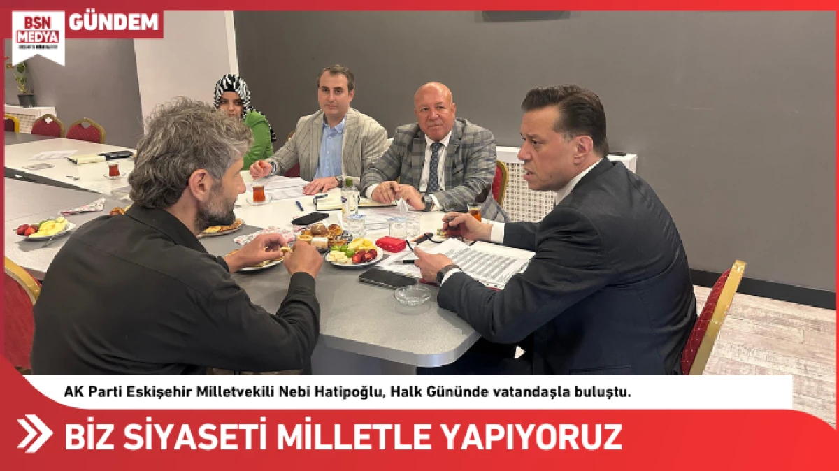 Biz siyasetimizi milletle yapıyoruz