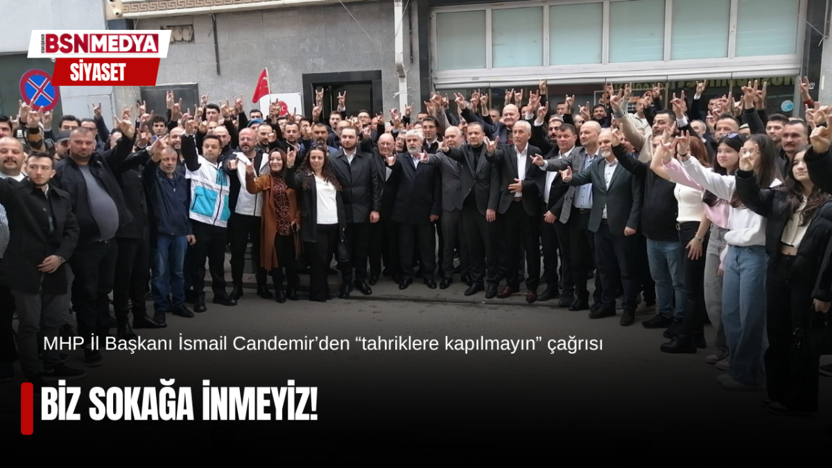 Biz sokağa inmeyiz!