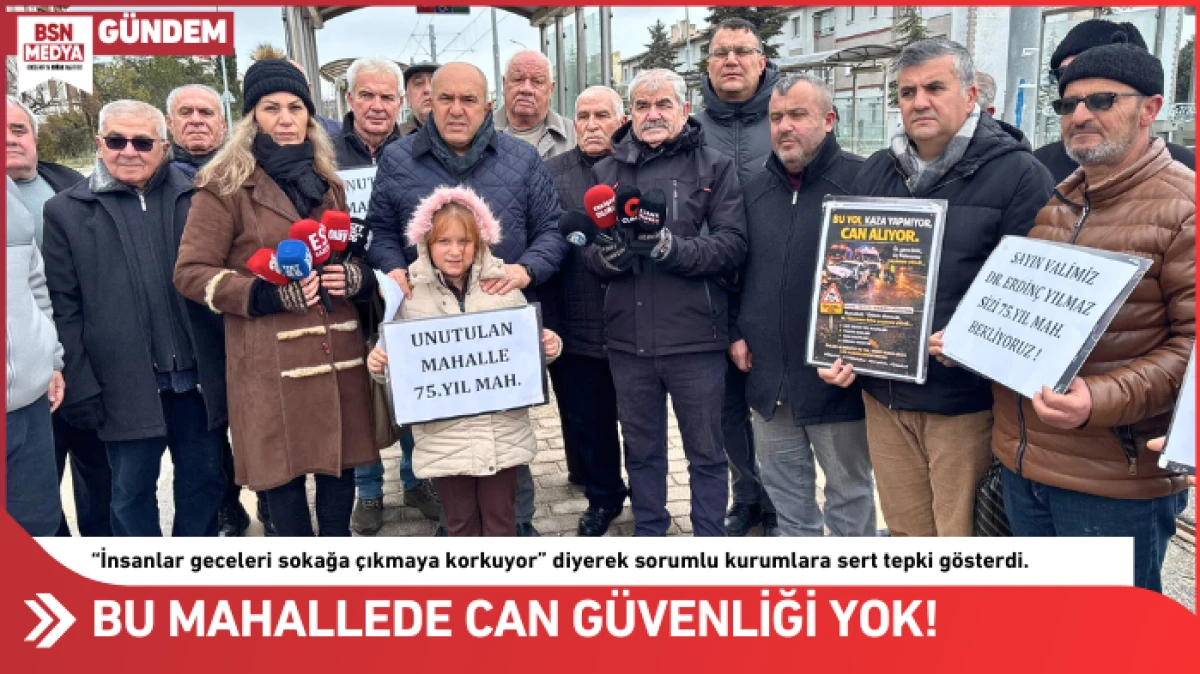 Bu mahallede can g&uuml;venliği yok!