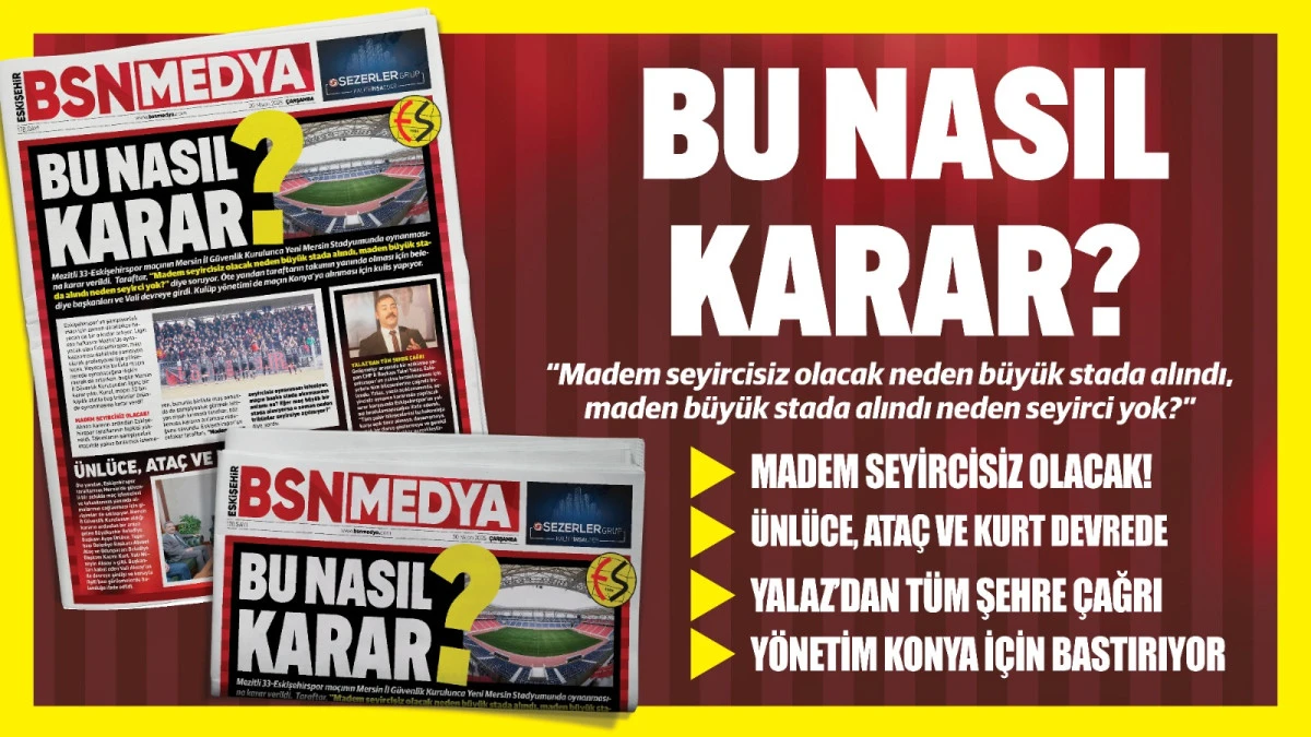 Bu nasıl karar?
