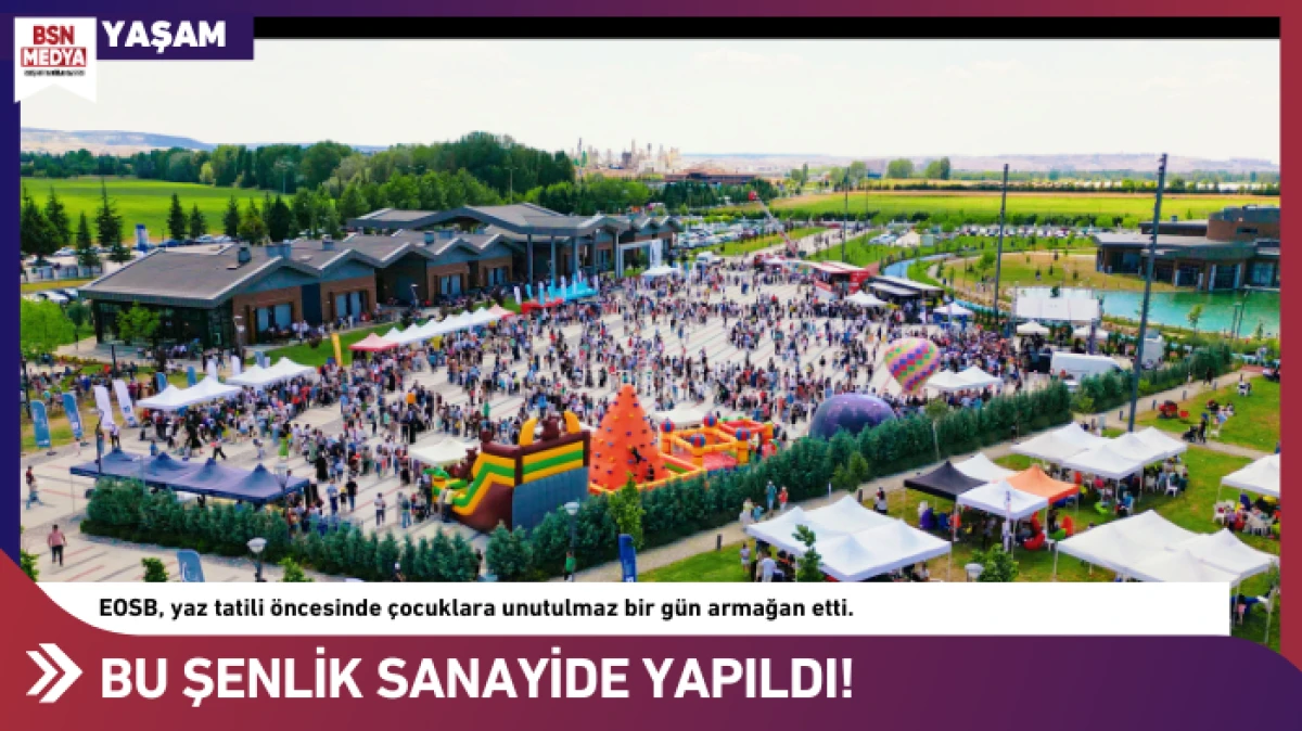 Bu şenlik sanayide yapıldı!