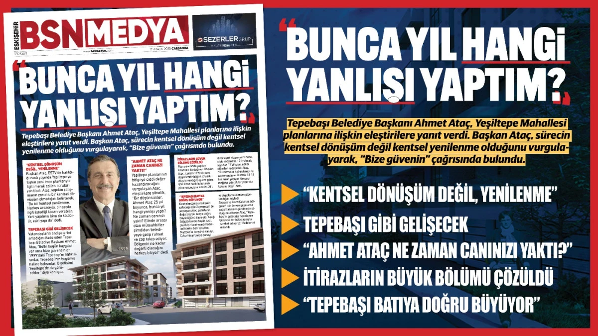 &ldquo;Bunca Yıl Hangi Yanlışı Yaptım?&rdquo;