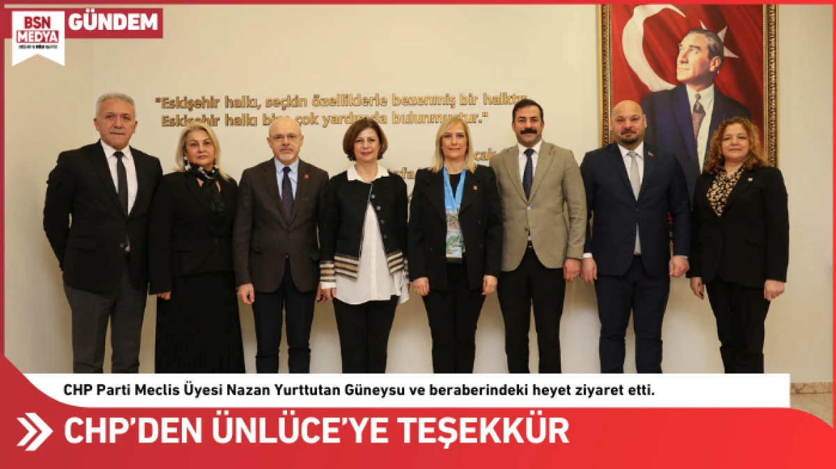 CHP&rsquo;den &Uuml;nl&uuml;ce&rsquo;ye teşekk&uuml;r