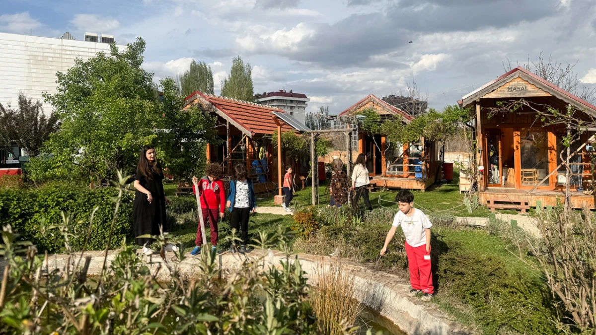 Çocuklar doğada öğreniyor!