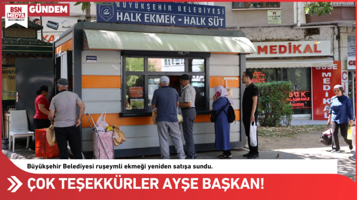 Çok teşekkürler Ayşe Başkan!