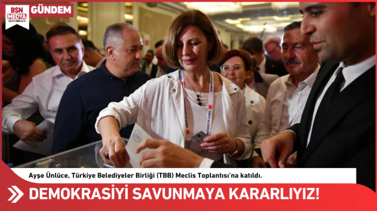 Demokrasiyi ve özgürlüğü savunmaya kararlıyız!
