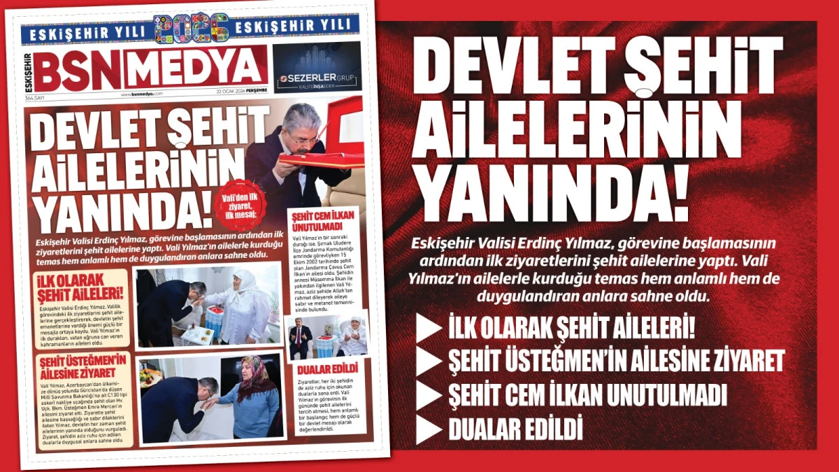 Devlet Şehit Ailelerinin Yanında!