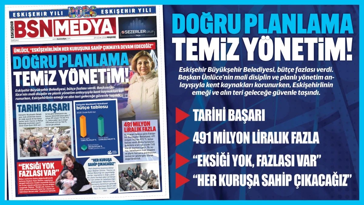 Doğru planlama temiz y&ouml;netim!