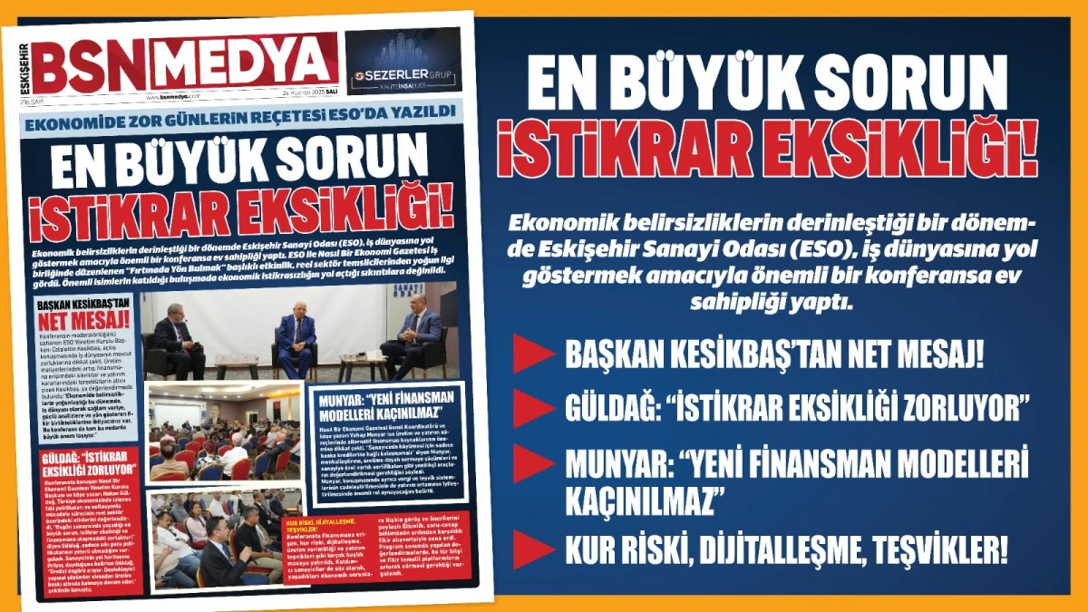 En büyük sorun istikrar eksikliği!