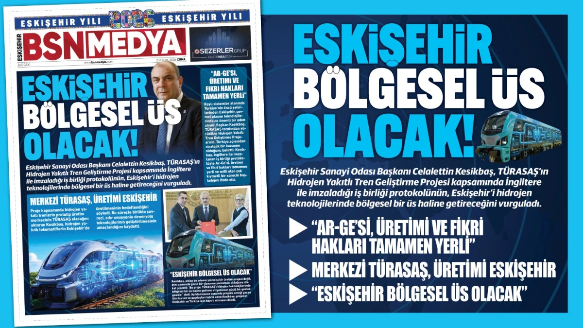 Eskişehir b&ouml;lgesel &uuml;s olacak!
