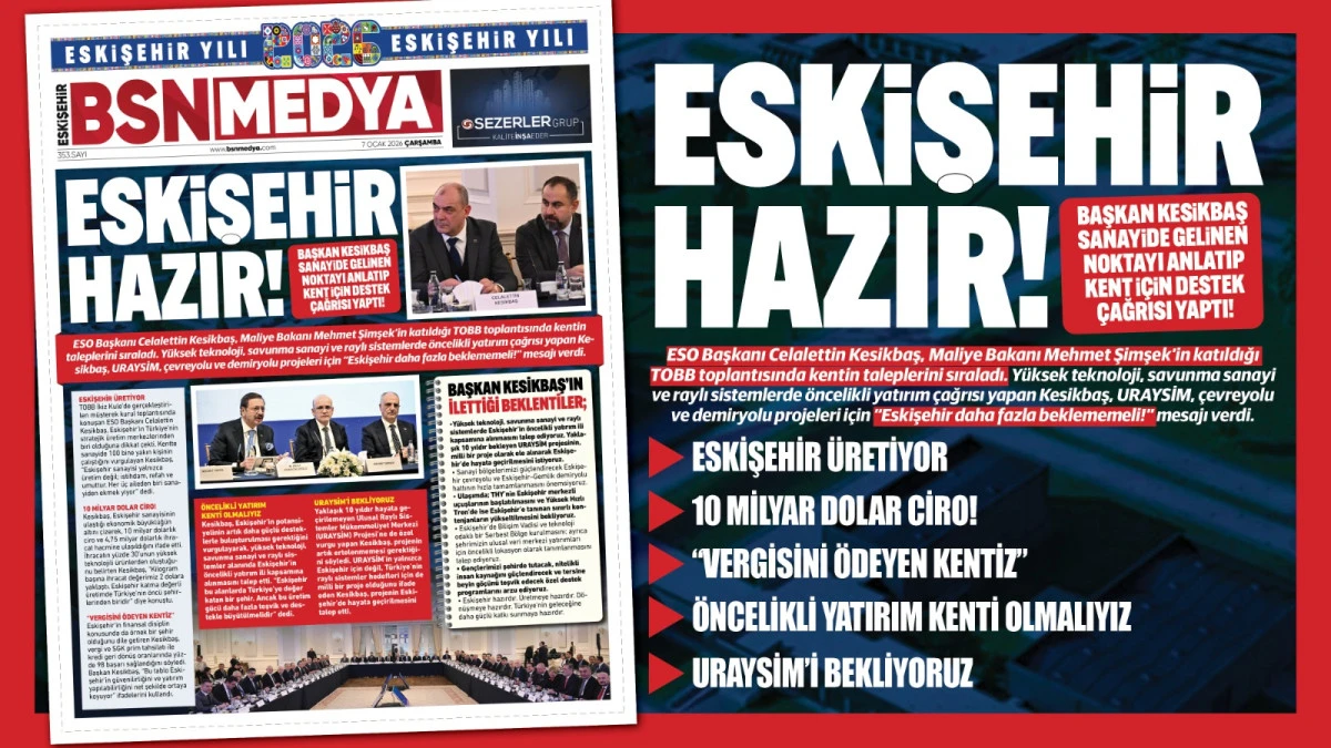 Eskişehir hazır!