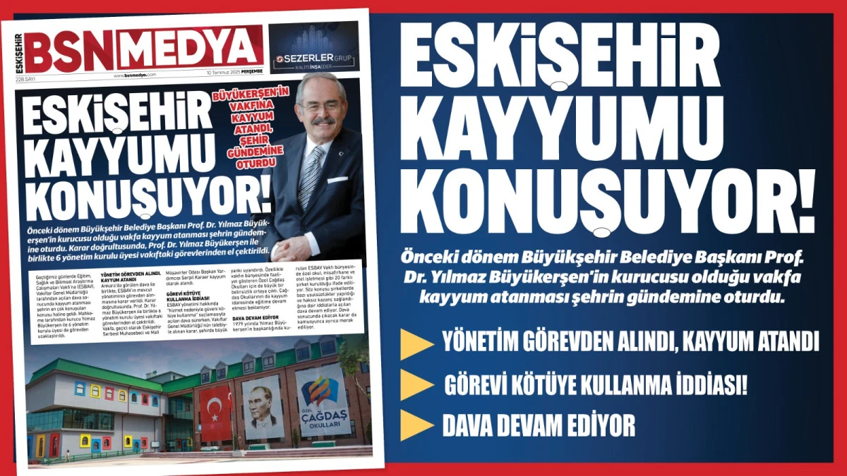 Eskişehir kayyumu konuşuyor!