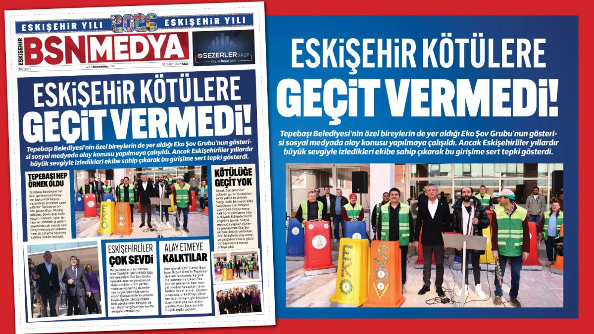 Eskişehir k&ouml;t&uuml;lere ge&ccedil;it vermedi!