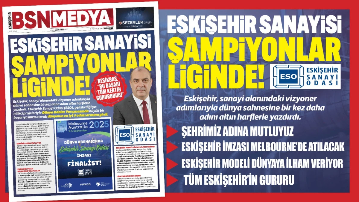 Eskişehir Sanayisi şampiyonlar liginde!