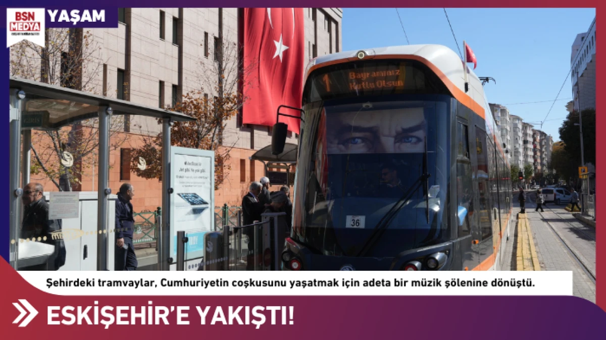 Eskişehir'e yakışan görüntü