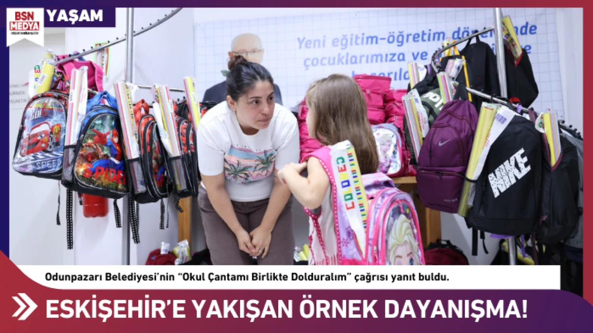 Eskişehir’e yakışan örnek dayanışma!