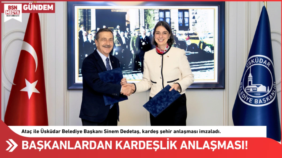 Eskişehirli başkanlardan kardeşlik anlaşması!