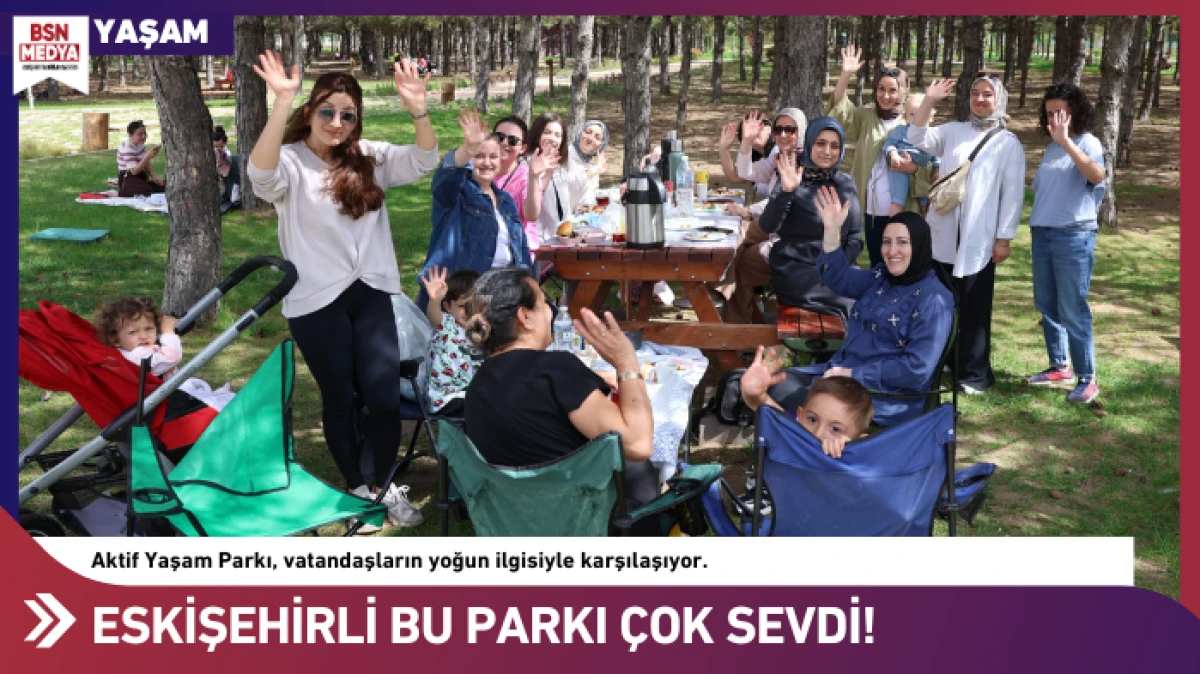 Eskişehirli bu parkı çok sevdi!