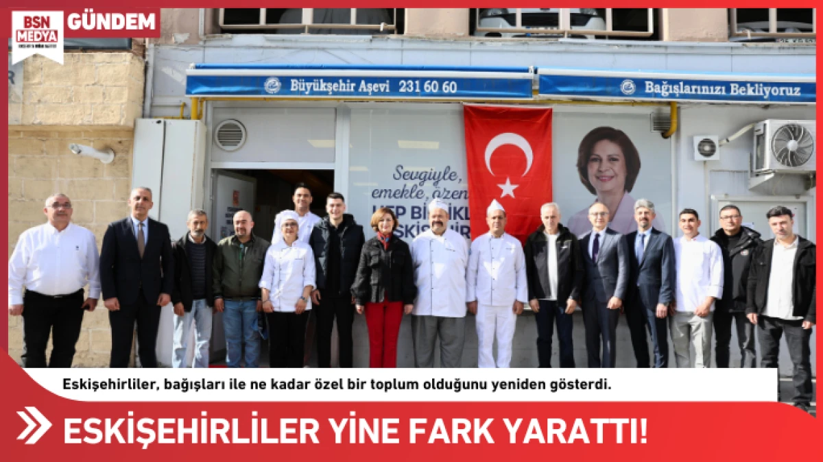 Eskişehirliler yine fark yarattı!
