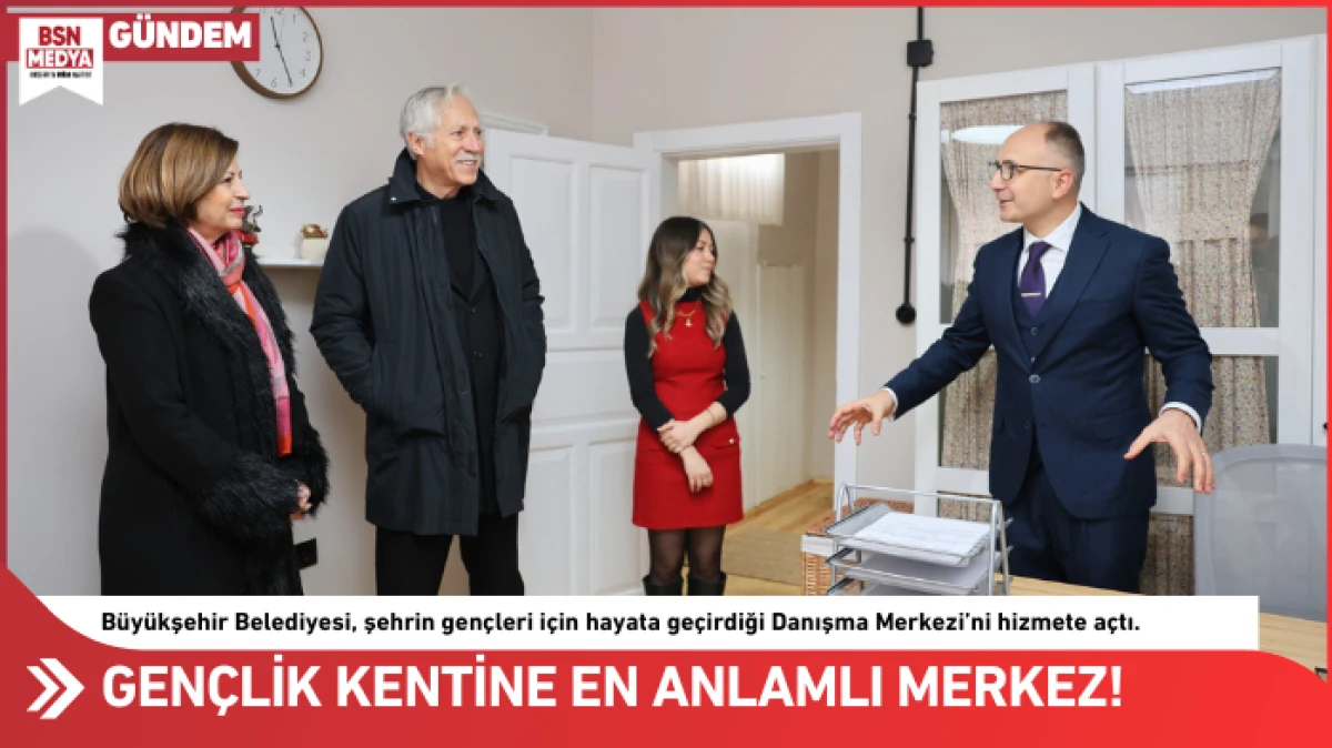Gen&ccedil;lik kentine en anlamlı merkez!