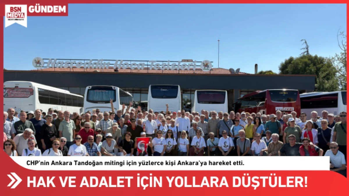 Hak ve adalet için yollara düştüler!