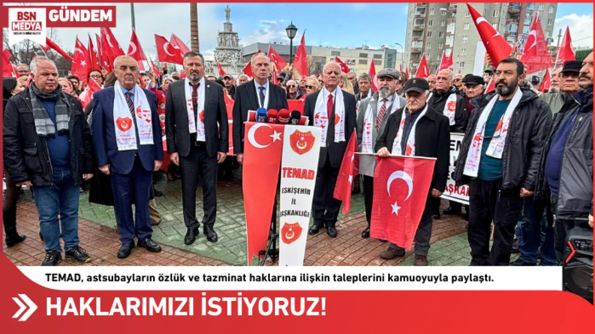 Haklarımızı istiyoruz