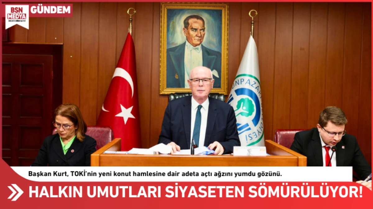 Halkın konut ihtiyacı siyaseten sömürülüyor!